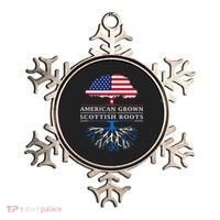 American Grown With Scottish Roots Scotland Ornament thumb 0