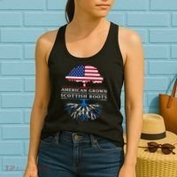 American Grown With Scottish Roots Scotland Women's Tank Top thumb 2