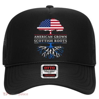 American Grown With Scottish Roots Scotland Hat