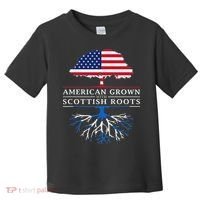 American Grown With Scottish Roots Scotland Toddler T-Shirt thumb 0
