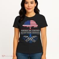 American Grown With Scottish Roots Scotland Women's T-Shirt thumb 4