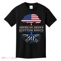 American Grown With Scottish Roots Scotland Kids T-Shirt thumb 0