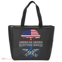American Grown With Scottish Roots Scotland Tote Bag thumb 0