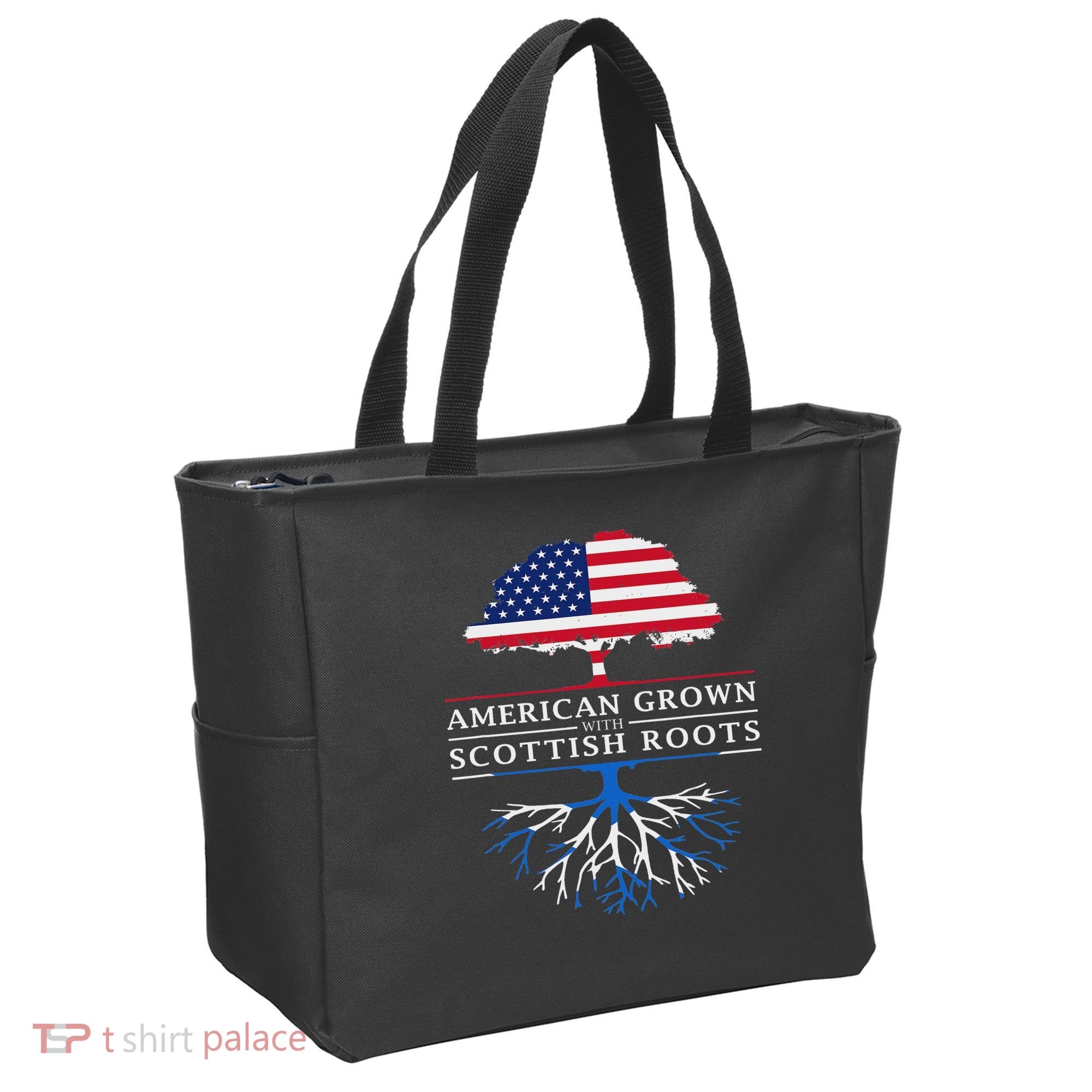 American Grown With Scottish Roots Scotland Tote Bag