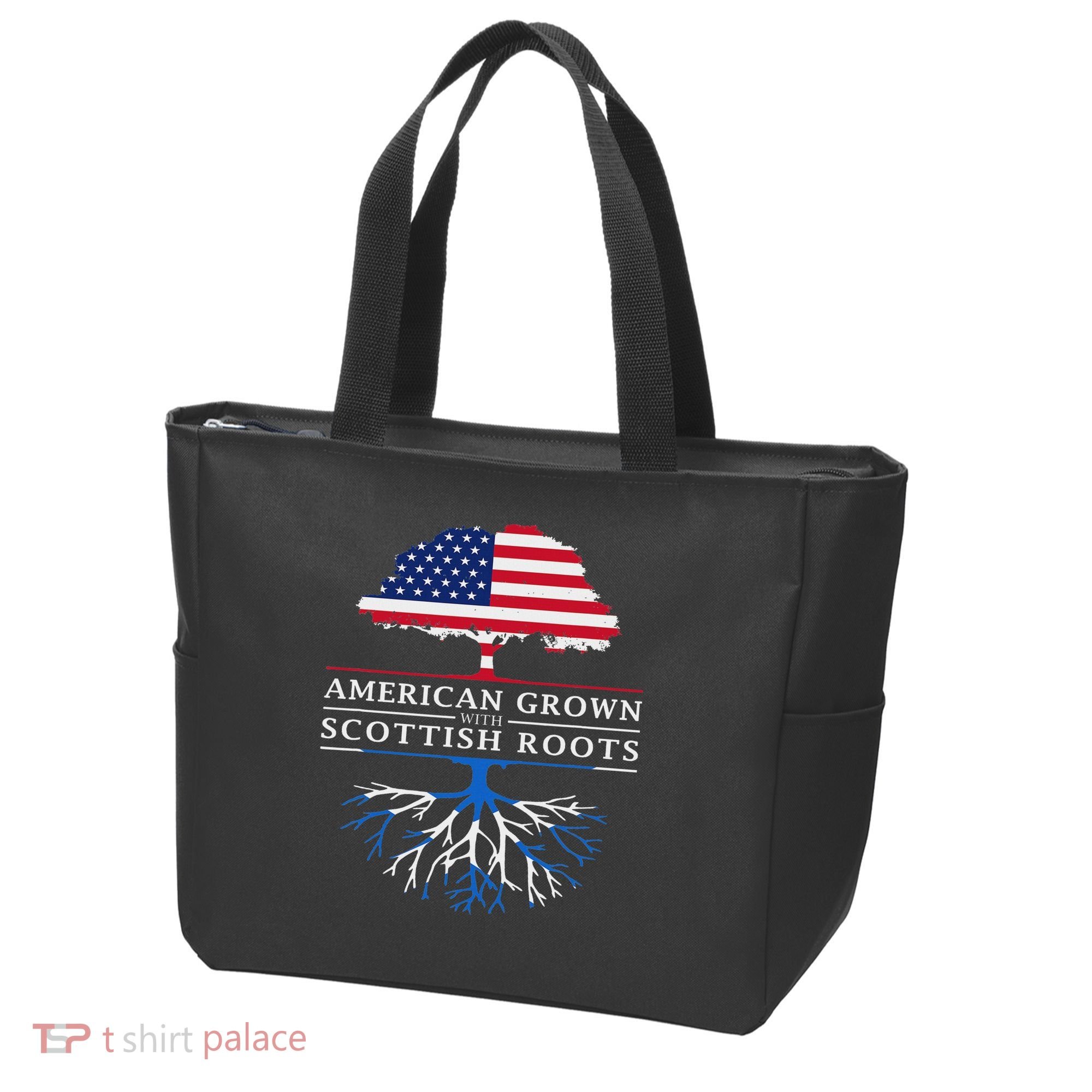 American Grown With Scottish Roots Scotland Tote Bag