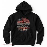 American Grown With Croatian Roots Hoodie thumb 0