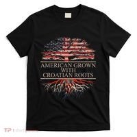 American Grown With Croatian Roots T-Shirt thumb 0