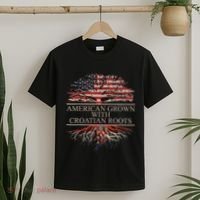 American Grown With Croatian Roots T-Shirt thumb 2