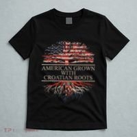 American Grown With Croatian Roots T-Shirt thumb 5