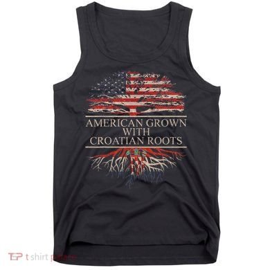 American Grown With Croatian Roots Tank Top