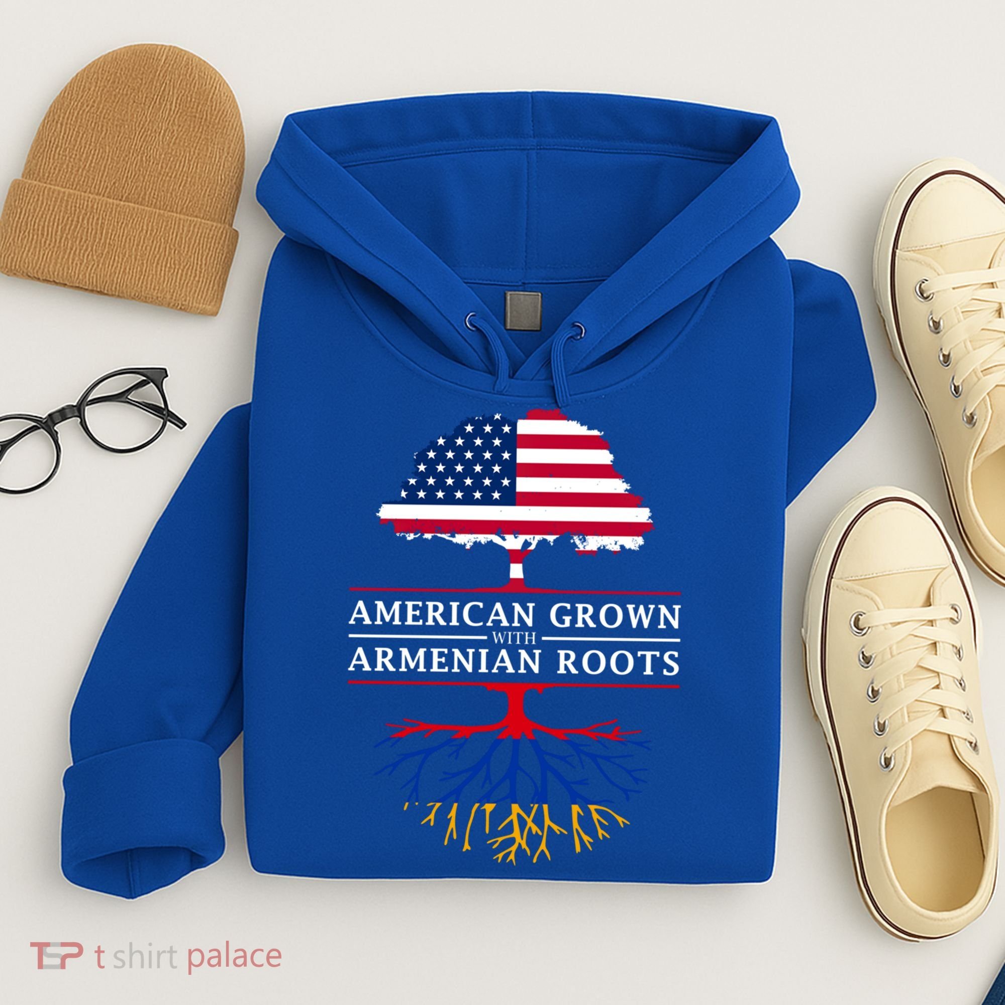 American Grown With Arian Roots Cute Gift Aria Gift Hoodie