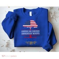 American Grown With Arian Roots Cute Gift Aria Gift Sweatshirt thumb 2
