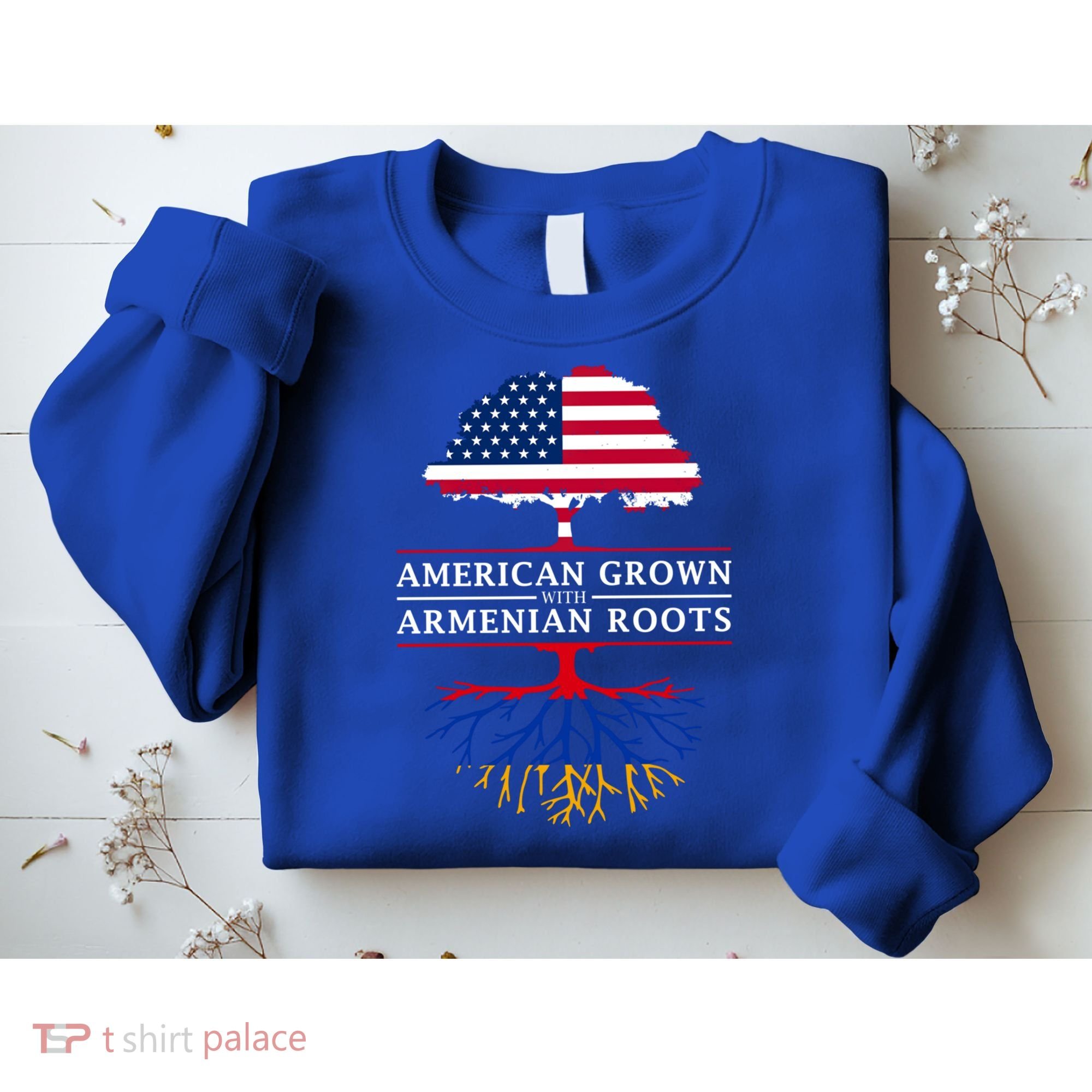 American Grown With Arian Roots Cute Gift Aria Gift Sweatshirt