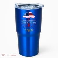 American Grown With Arian Roots Cute Gift Aria Gift Tumbler thumb 0