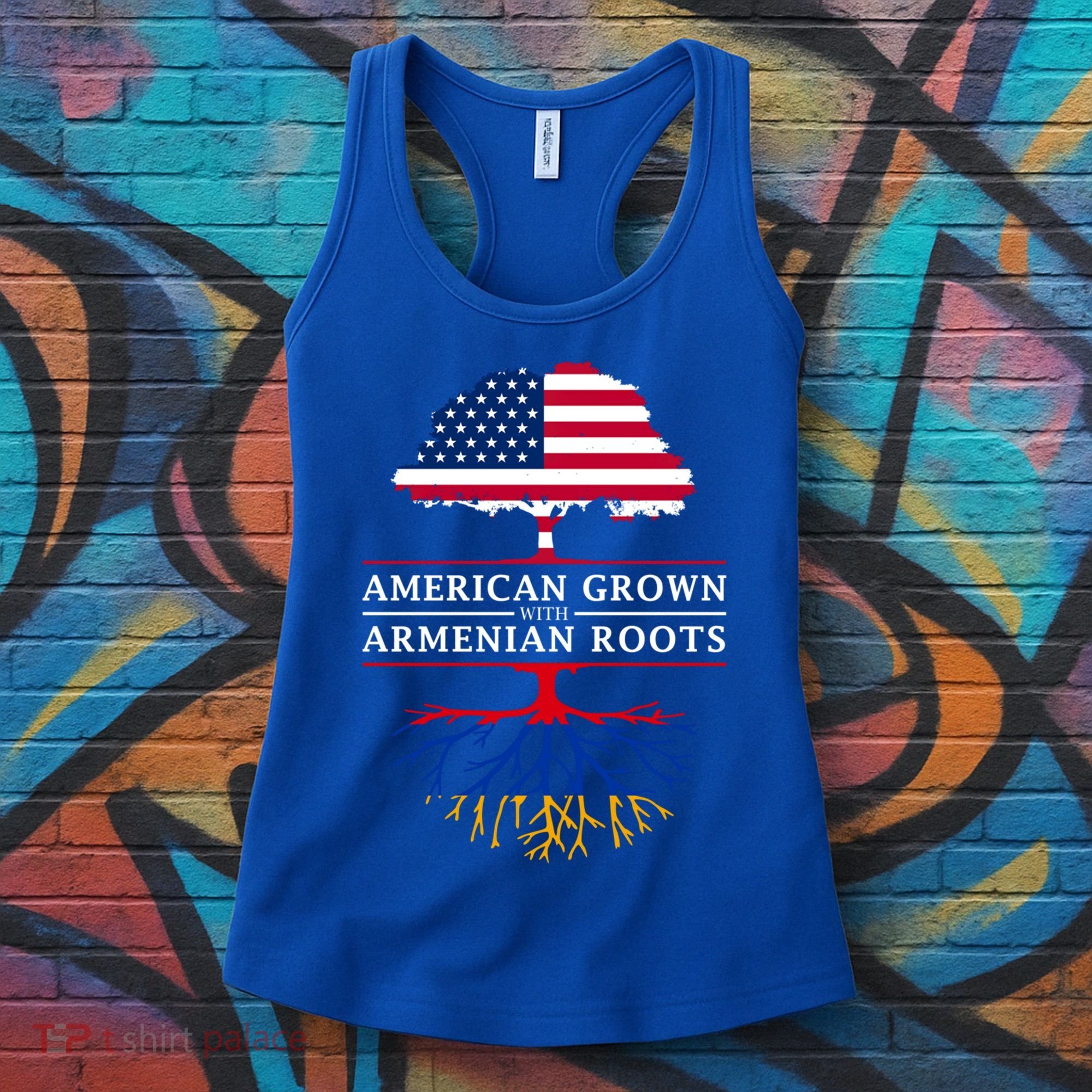 American Grown With Arian Roots Cute Gift Aria Gift Women's Tank Top