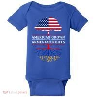 American Grown With Arian Roots Cute Gift Aria Gift Baby Bodysuit thumb 0