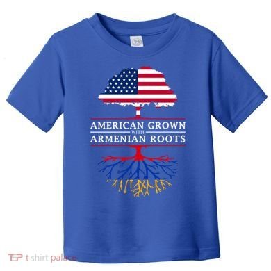 American Grown With Arian Roots Cute Gift Aria Gift Toddler T-Shirt