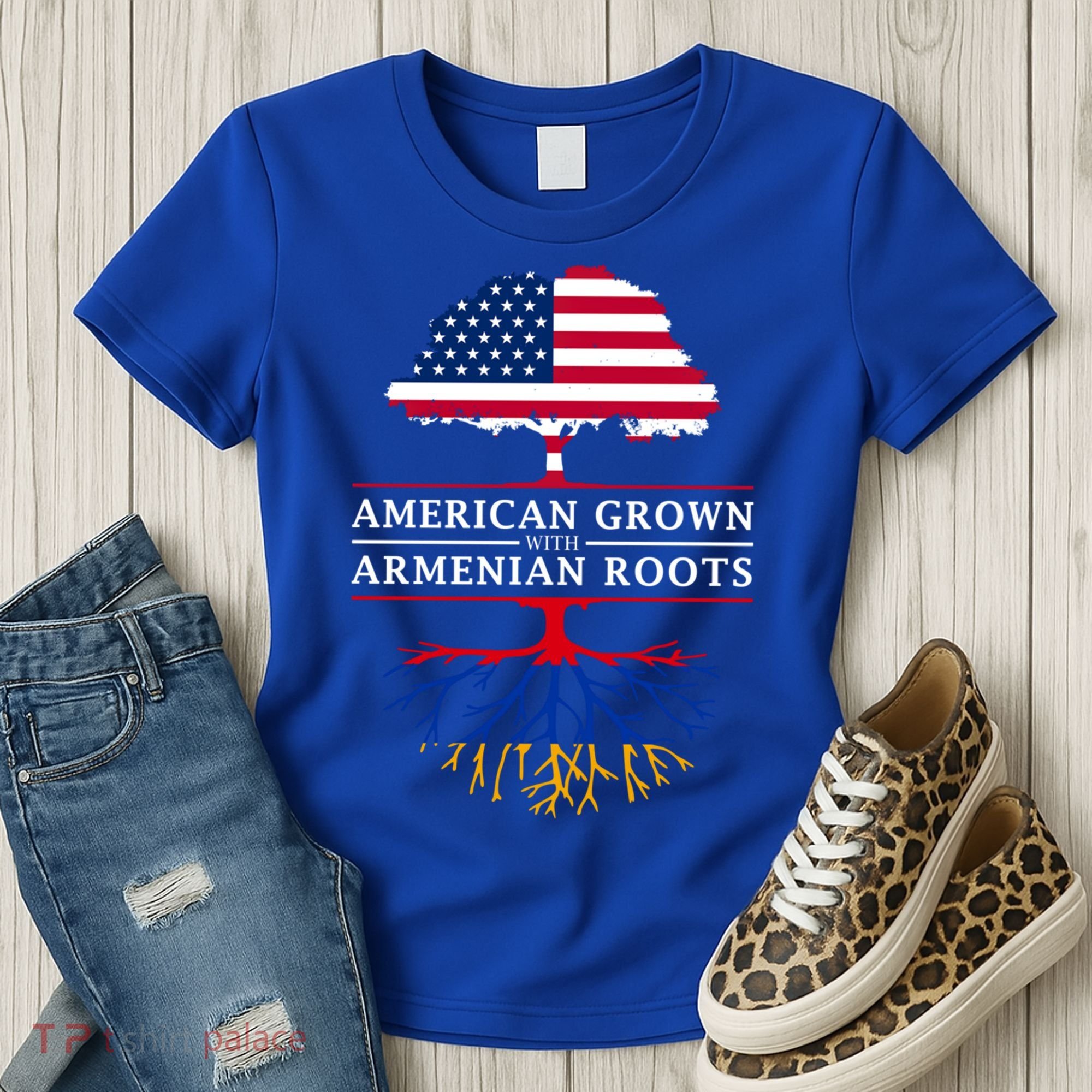 American Grown With Arian Roots Cute Gift Aria Gift Women's T-Shirt