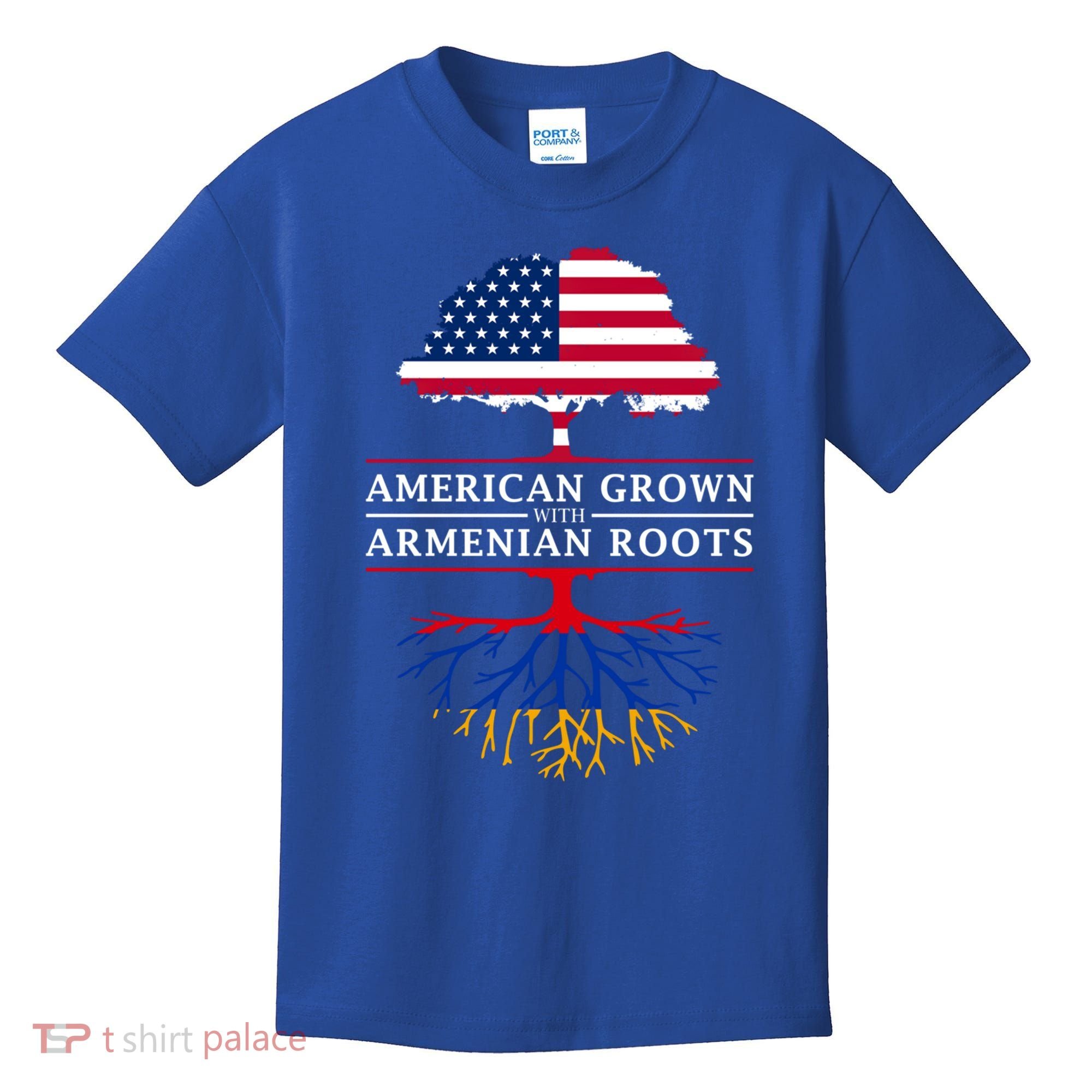 American Grown With Arian Roots Cute Gift Aria Gift Kids T-Shirt