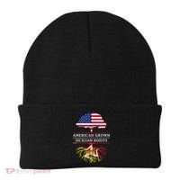 American Grown With Sicilian Roots Gift Sicily Gift Beanie thumb 0