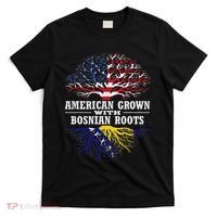 American Grown With Bosnian Roots Usa Bosnia And Herzegovina T-Shirt thumb 0