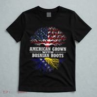 American Grown With Bosnian Roots Usa Bosnia And Herzegovina T-Shirt thumb 5