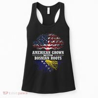 American Grown With Bosnian Roots Usa Bosnia And Herzegovina Women's Tank Top thumb 0