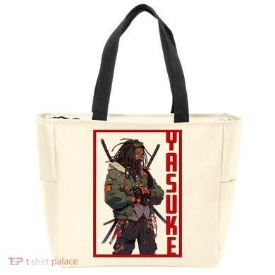 Anime Gamer Yasuke Urban Samurai Edition Tote Bag