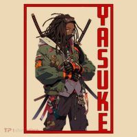 Anime Gamer Yasuke Urban Samurai Edition Tote Bag thumb 4