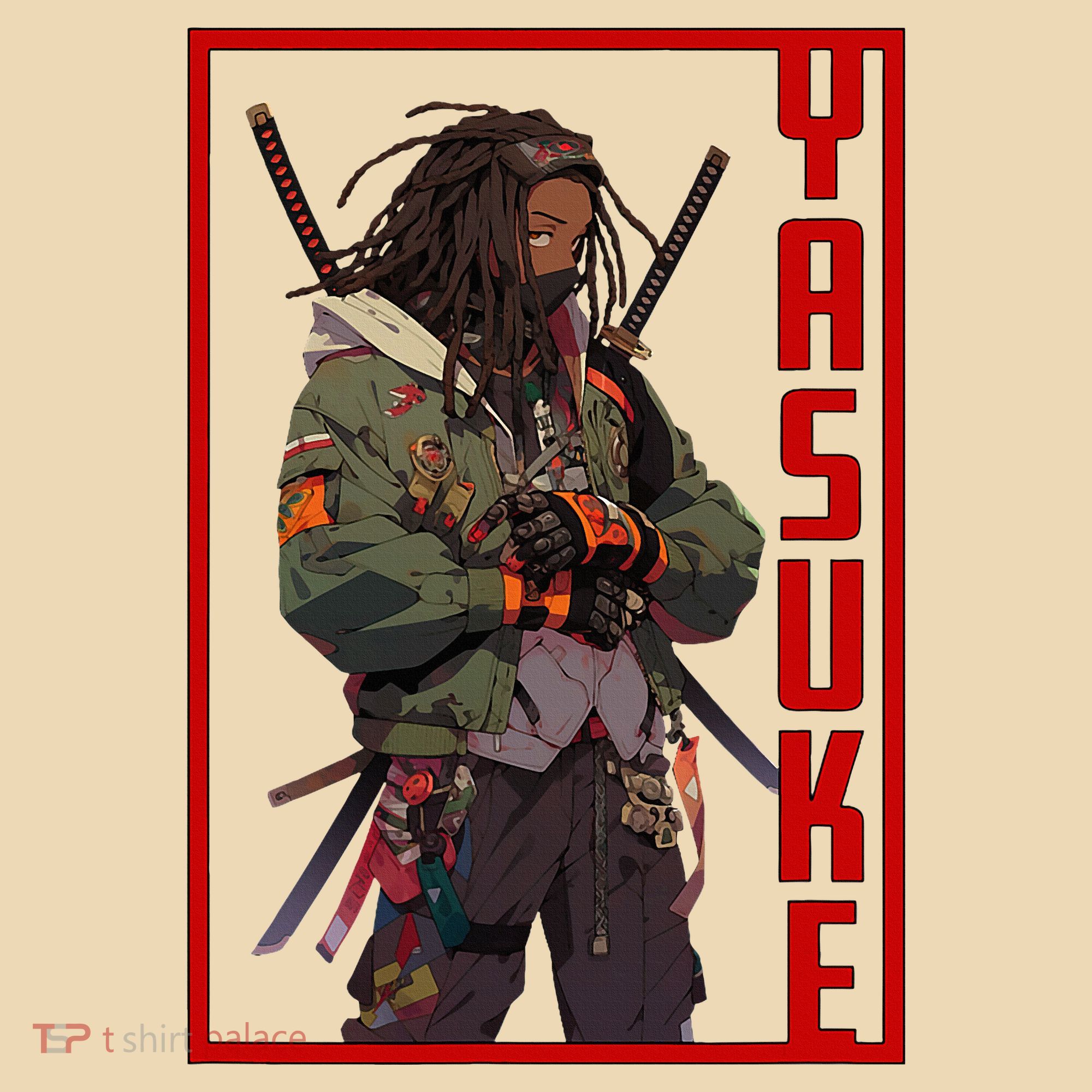Anime Gamer Yasuke Urban Samurai Edition Tote Bag