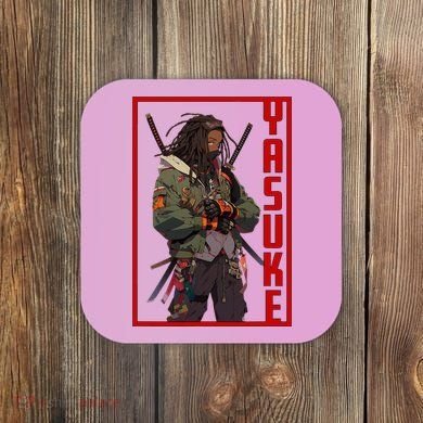 Anime Gamer Yasuke Urban Samurai Edition Coaster