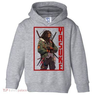 Anime Gamer Yasuke Urban Samurai Edition Toddler Hoodie