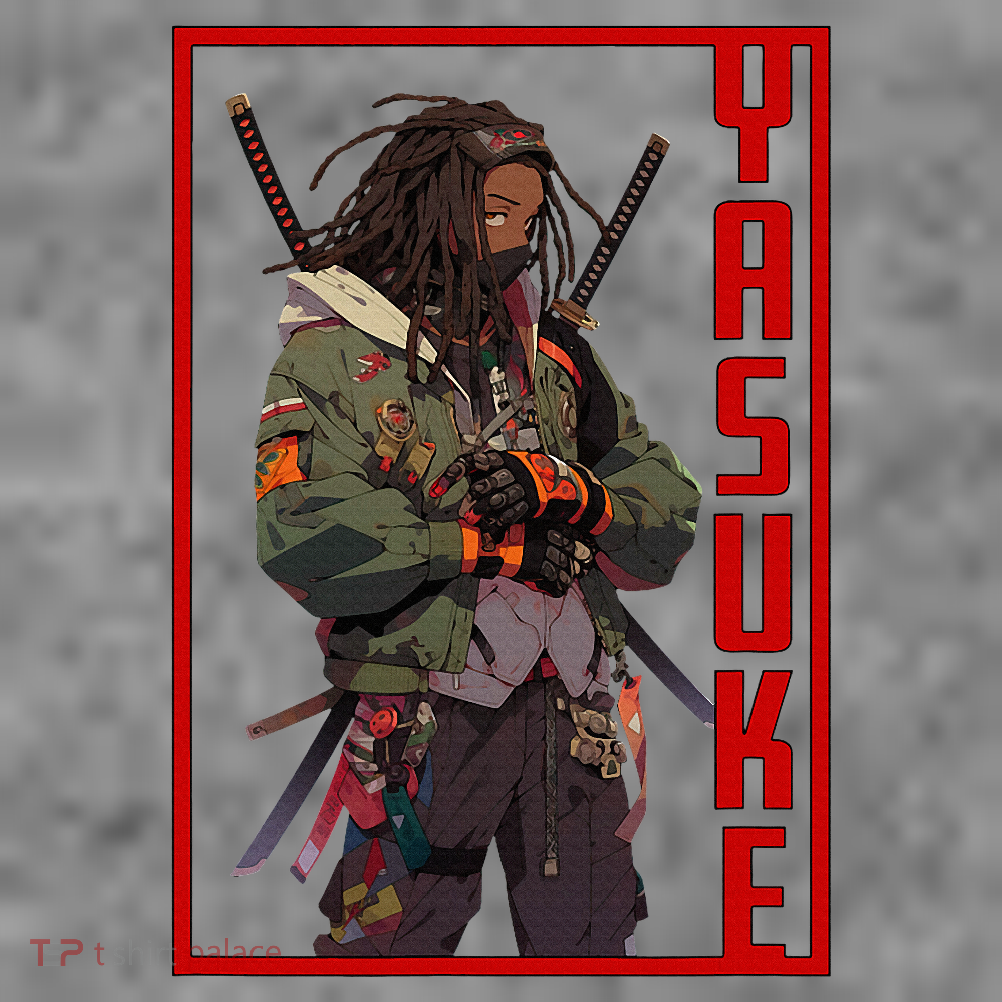 Anime Gamer Yasuke Urban Samurai Edition Toddler Hoodie