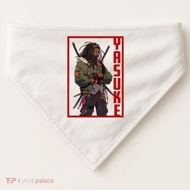 Anime Gamer Yasuke Urban Samurai Edition USA-Made Doggie Bandana