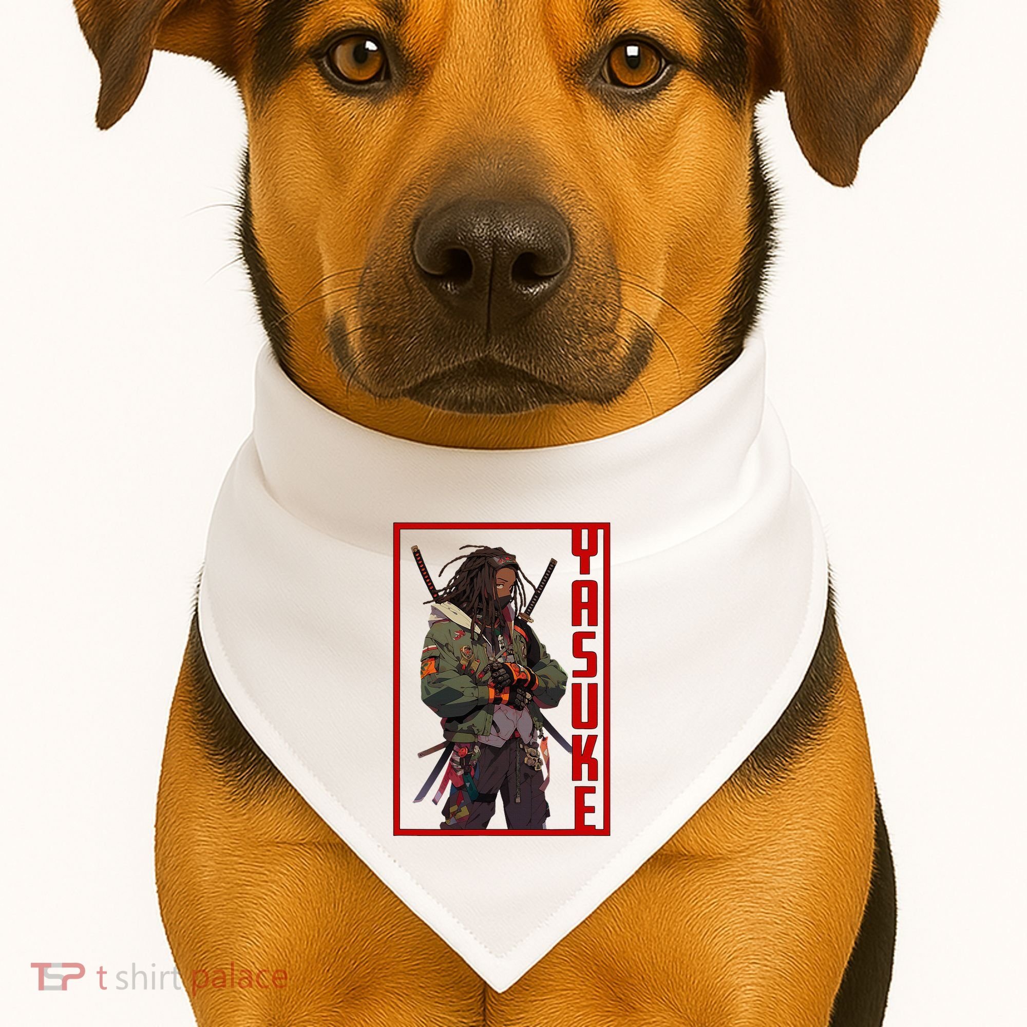 Anime Gamer Yasuke Urban Samurai Edition USA-Made Doggie Bandana