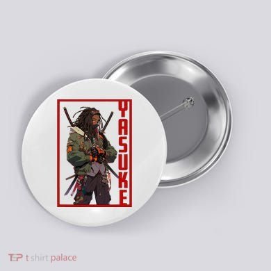 Anime Gamer Yasuke Urban Samurai Edition Button