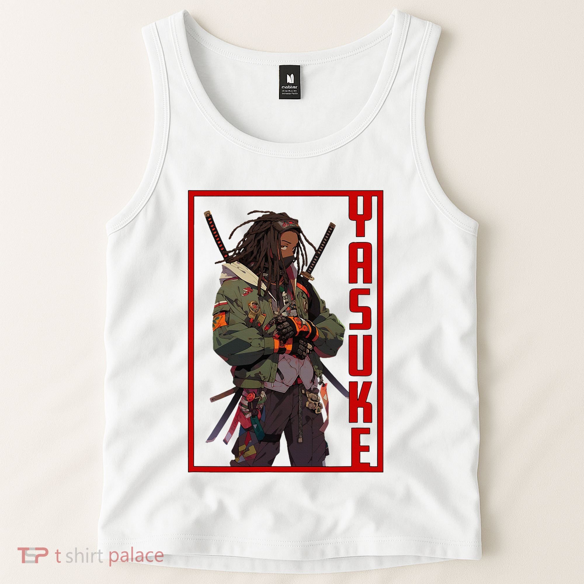 Anime Gamer Yasuke Urban Samurai Edition Tank Top