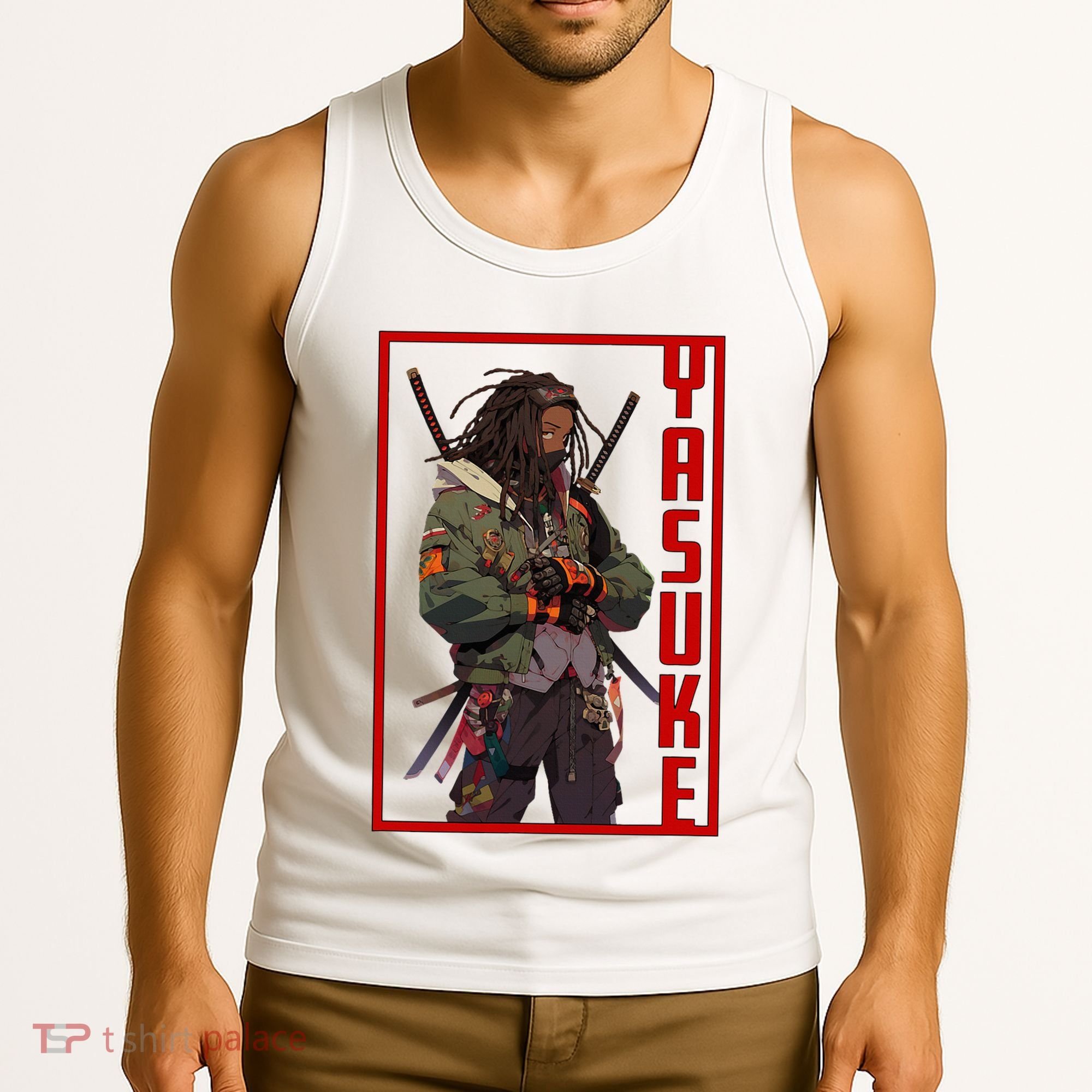 Anime Gamer Yasuke Urban Samurai Edition Tank Top