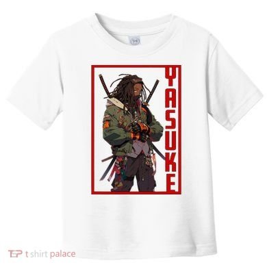 Anime Gamer Yasuke Urban Samurai Edition Toddler T-Shirt