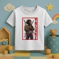 Anime Gamer Yasuke Urban Samurai Edition Toddler T-Shirt thumb 3