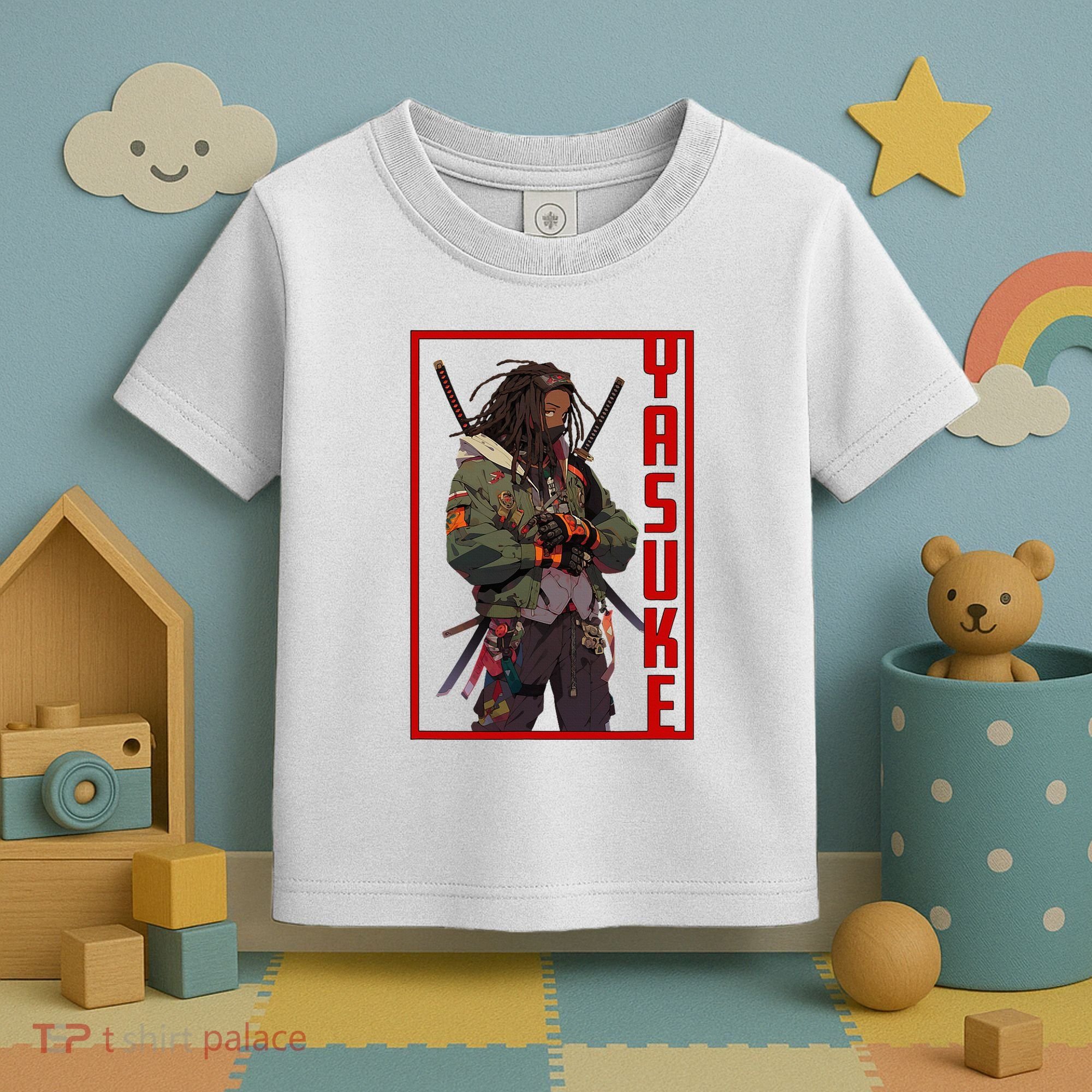 Anime Gamer Yasuke Urban Samurai Edition Toddler T-Shirt