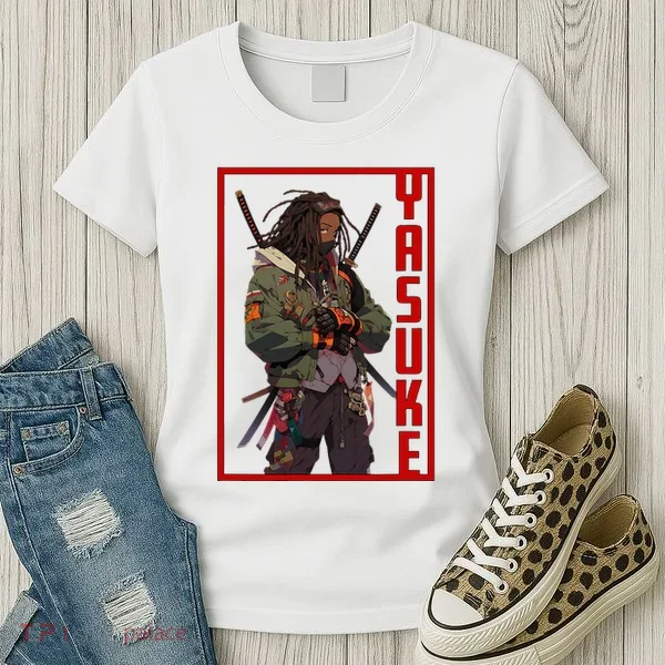 Anime Gamer Yasuke Urban Samurai Edition Women's T-Shirt