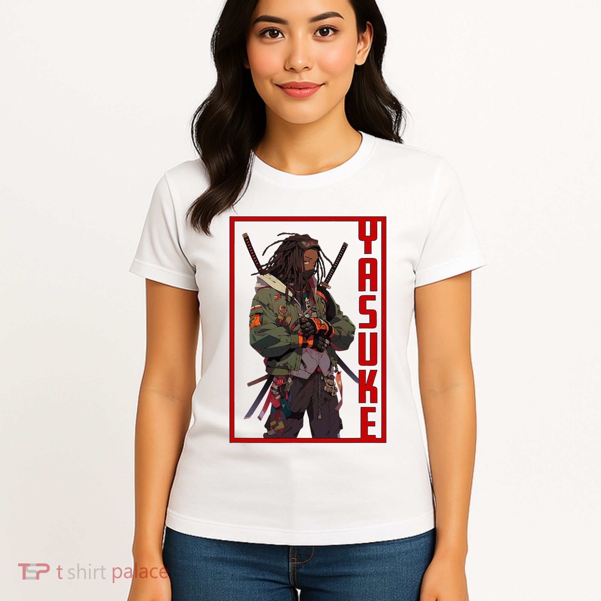 Anime Gamer Yasuke Urban Samurai Edition Women's T-Shirt