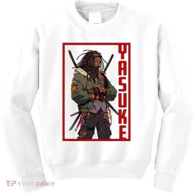 Anime Gamer Yasuke Urban Samurai Edition Kids Sweatshirt