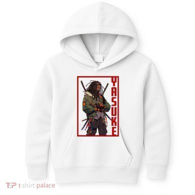 Anime Gamer Yasuke Urban Samurai Edition Kids Hoodie