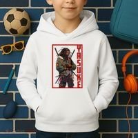 Anime Gamer Yasuke Urban Samurai Edition Kids Hoodie thumb 2