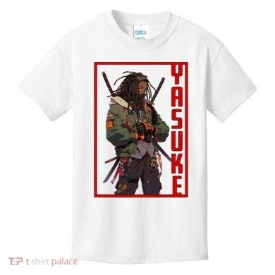 Anime Gamer Yasuke Urban Samurai Edition Kids T-Shirt