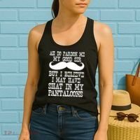 Ah Pardon Me My Good Sir I Believe I May Have Shat My Pantaloons Women's Tank Top thumb 2
