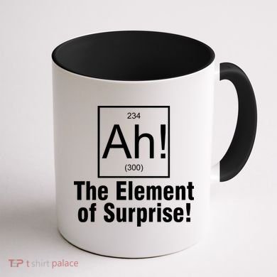 Ah! The Element Of Surprise Coffee Mug back