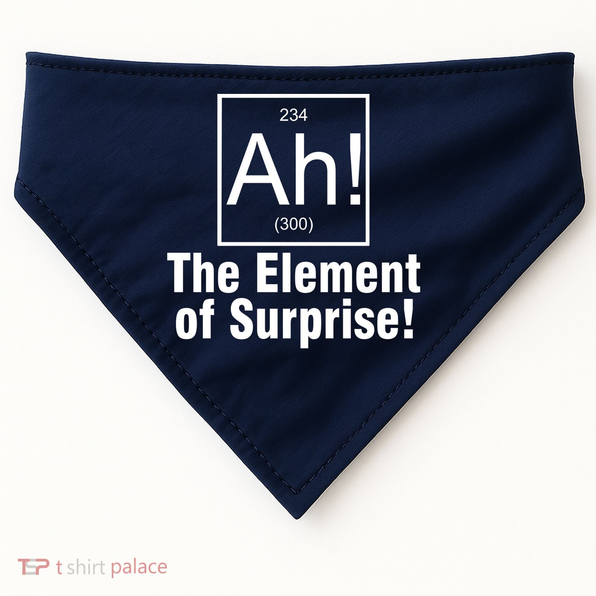 Ah! The Element Of Surprise USA-Made Doggie Bandana